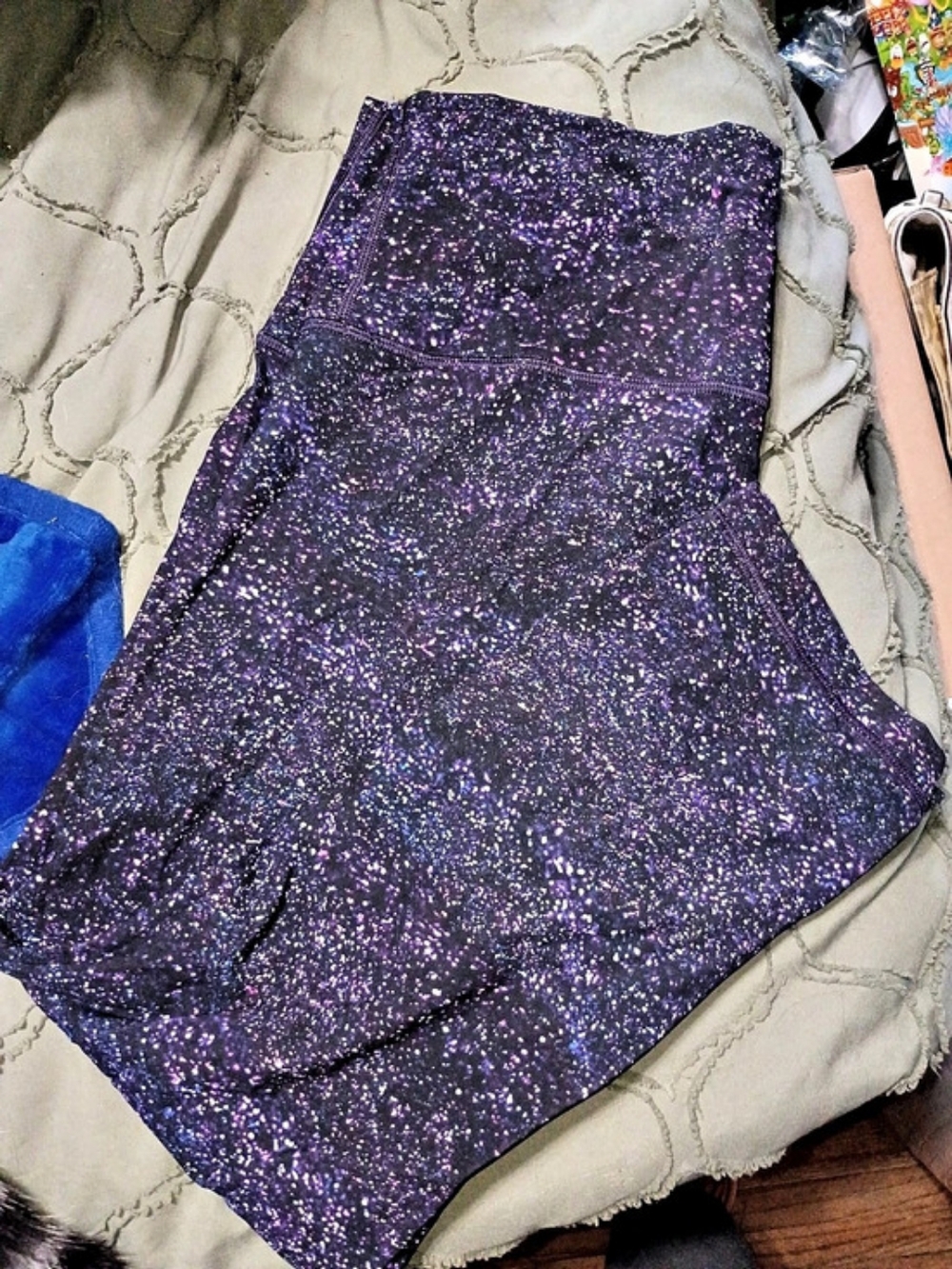Lululemon Purple Sparkle Capris